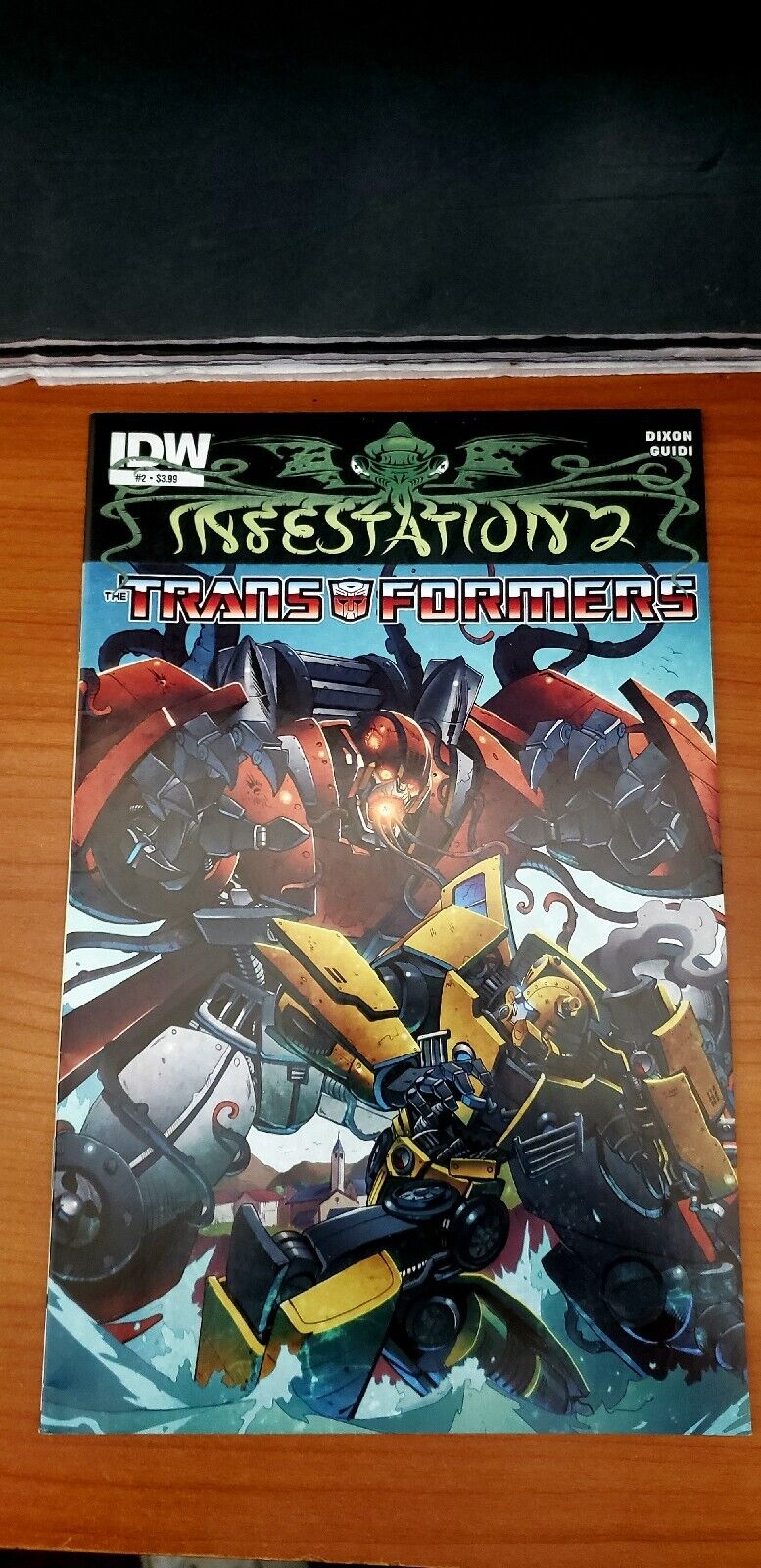 Infestation 2 Transformers #2 1st Printing Idw