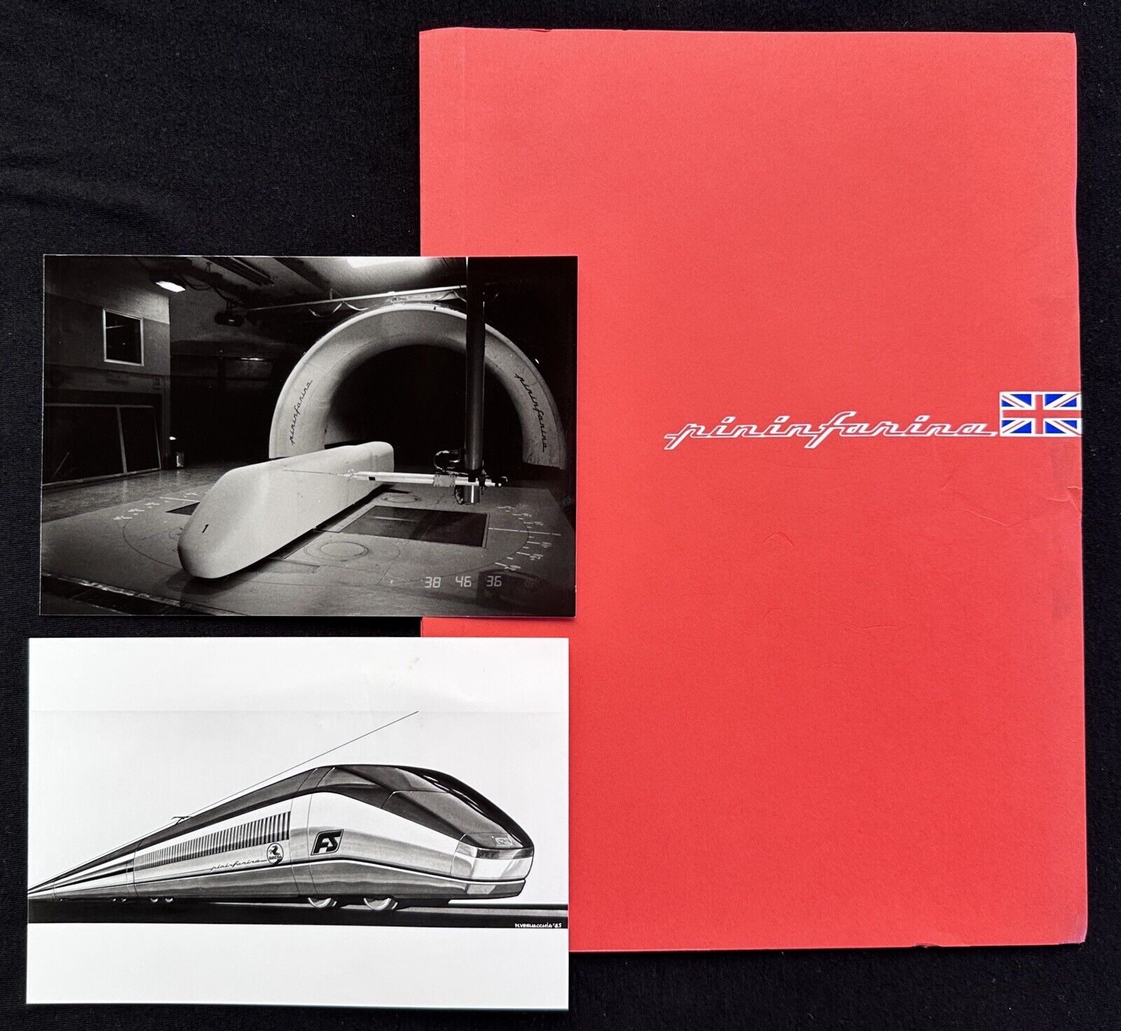 Pininfarina ETR 500 1987 Geneva Intl Transpublic Show Press Kit High Speed Train