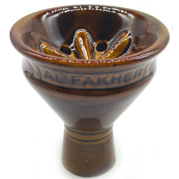 New LARGE Egyptian Clay Hookah Bowl Head With Grommet- Medium-large Hookah