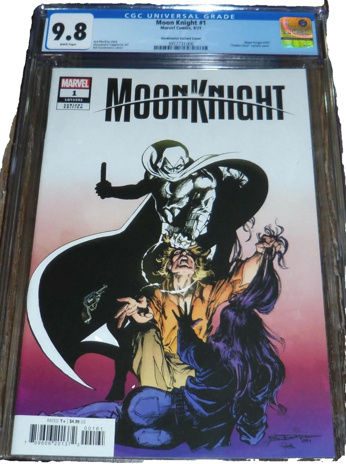 Moon Knight #1 CGC 9.8 (09/21) Marvel Comics Ratio 1:100 Variant TV Series