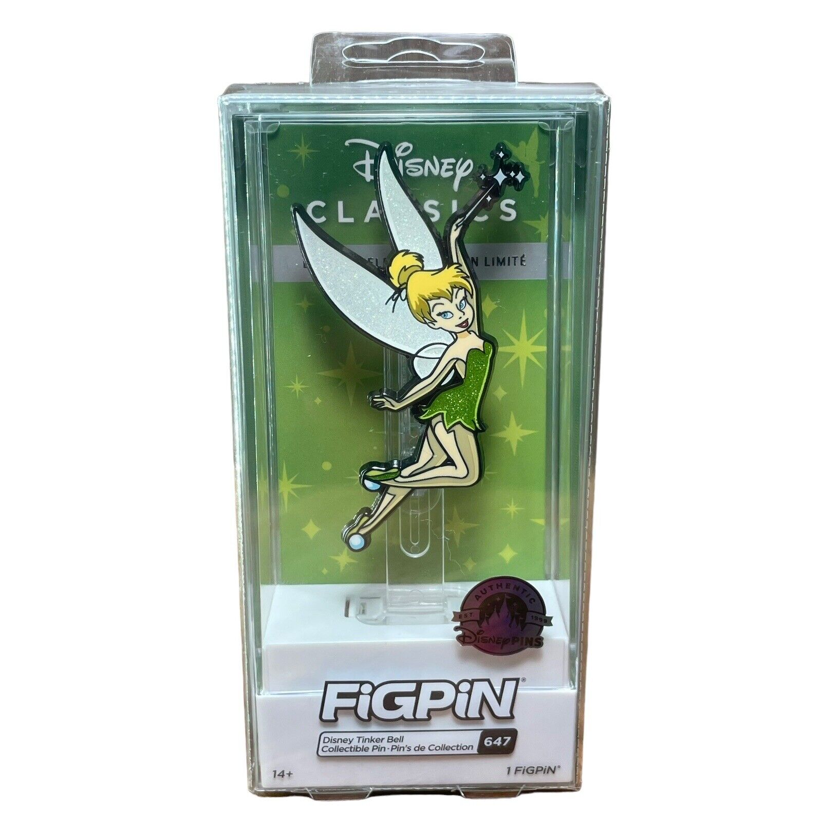 Disney Parks 2022 FIGPIN #647 DISNEY Tinker Bell Pin Limited Release