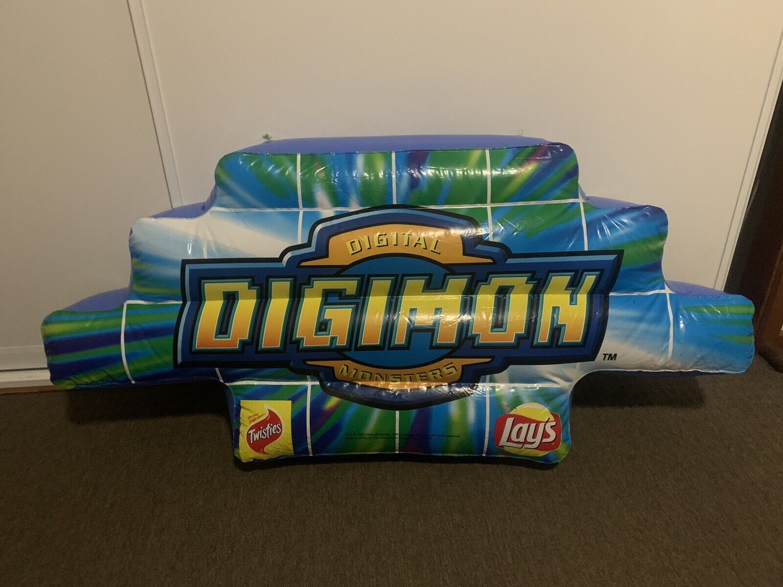 2000 Lays Smiths PROMO: Digimon Store Display - DIGI-FX - Inflatable Banner