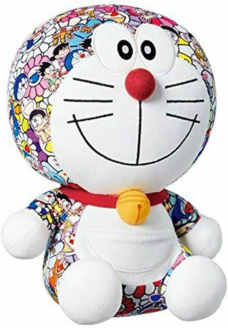 HOT Cute Plush Toy UNIQLO Limited Edition Doraemon x Takashi Murakami Collaborat
