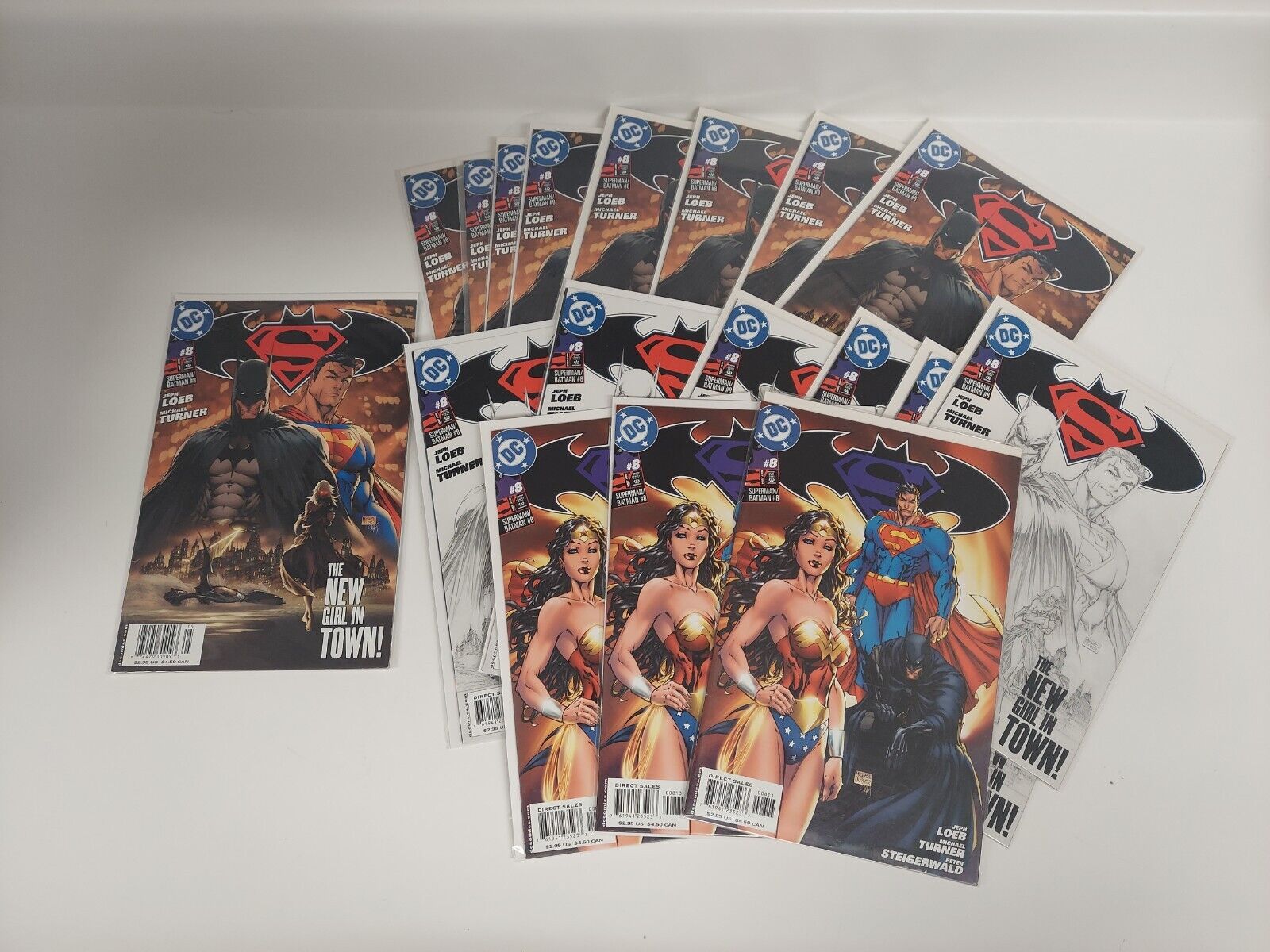 Batman Superman 8 Investment Lot 1st Kara Zor-El Supergirl Newsstand 1st 2nd 3rd