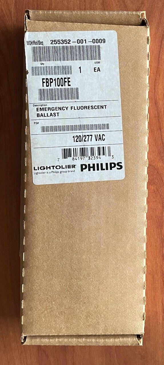 *NEW* LIGHTOLIER Fluorescent Emergency Ballast FBP100FE