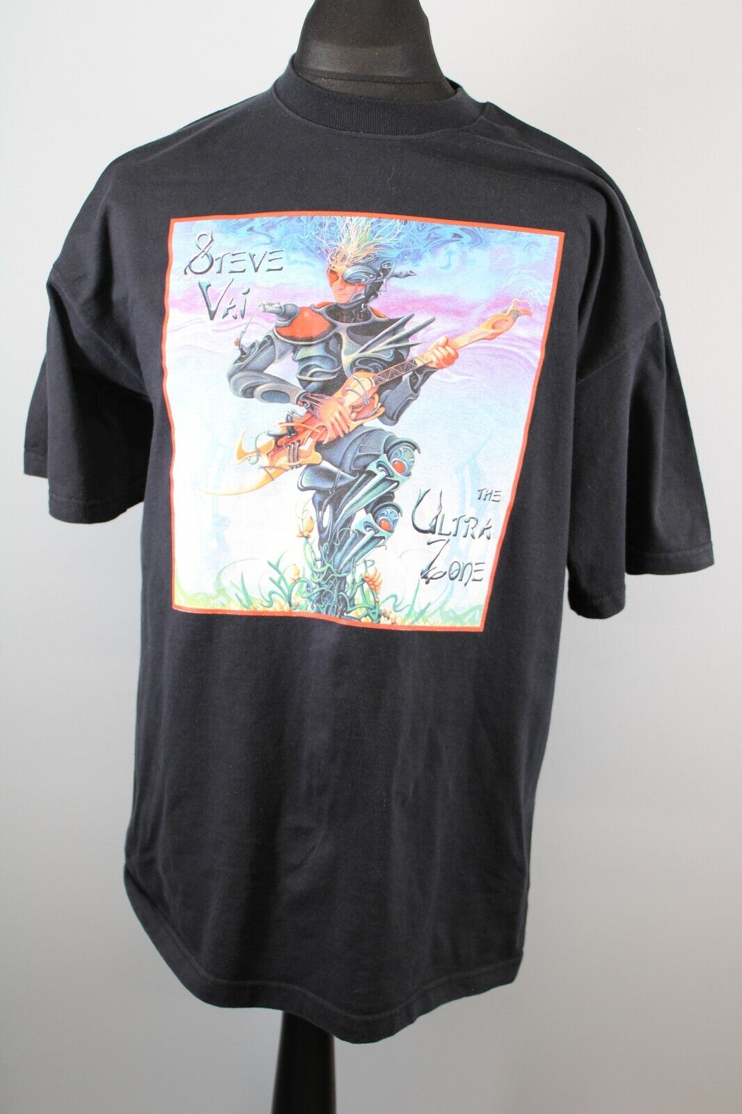 Steve Vai Shirt Official Vintage Ultra Zone World Tour Promotion 1999-2000