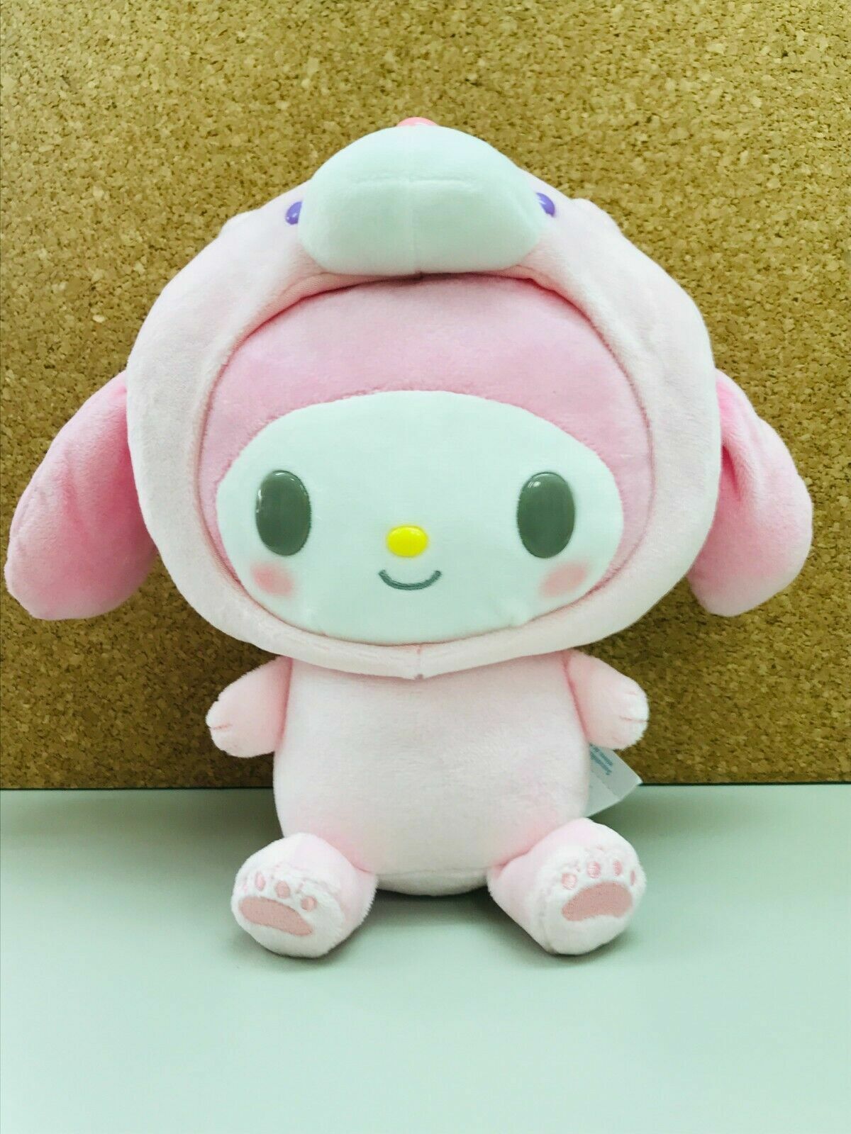Sanrio My Melody Stuffed Toy Polar Bear Ice Friends / 24cm Hood Plush Doll Pink