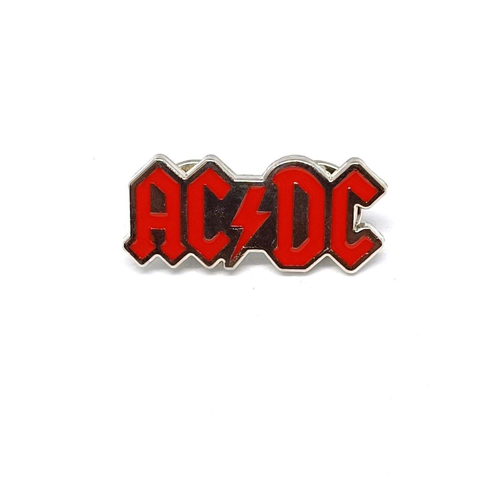 AC/DC Rock Band ACDC Rocker Retro Brooch Enamel Lapel Pin
