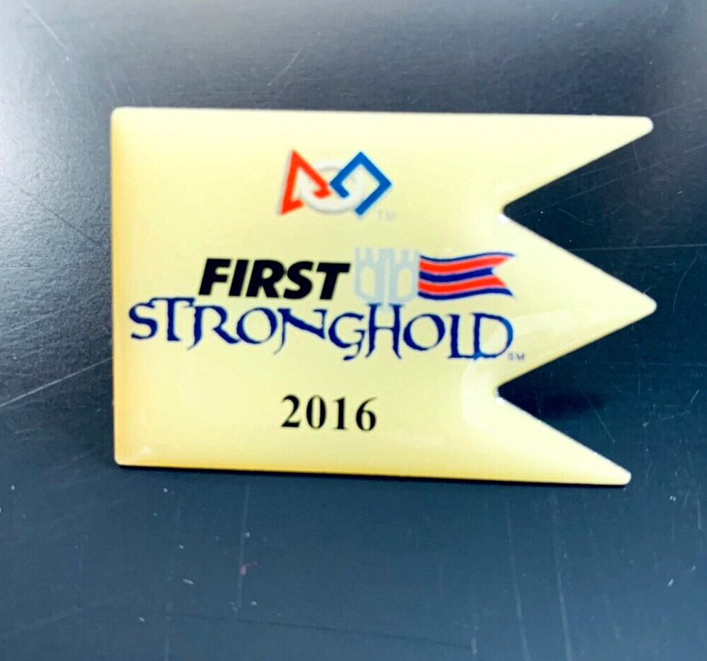 First Stronghold Collectible Enamel ROBOTICS Competition Lapel Pin 2016 *NEW*