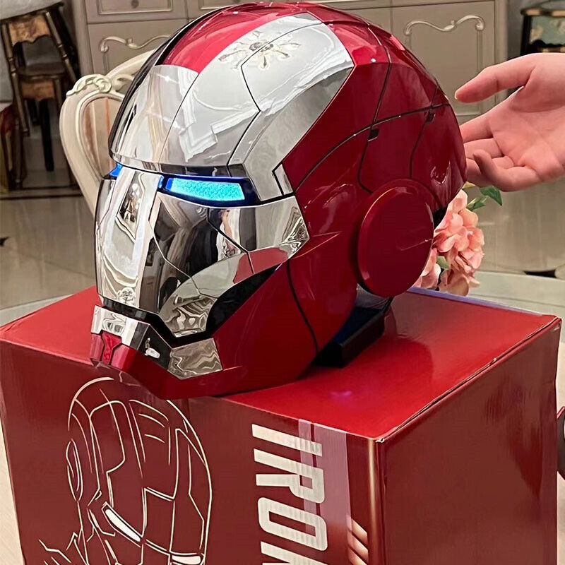 Autoking Iron Man Helmet MK5 1/1 Voice-controlled Mask Transform Cosplay Prop 