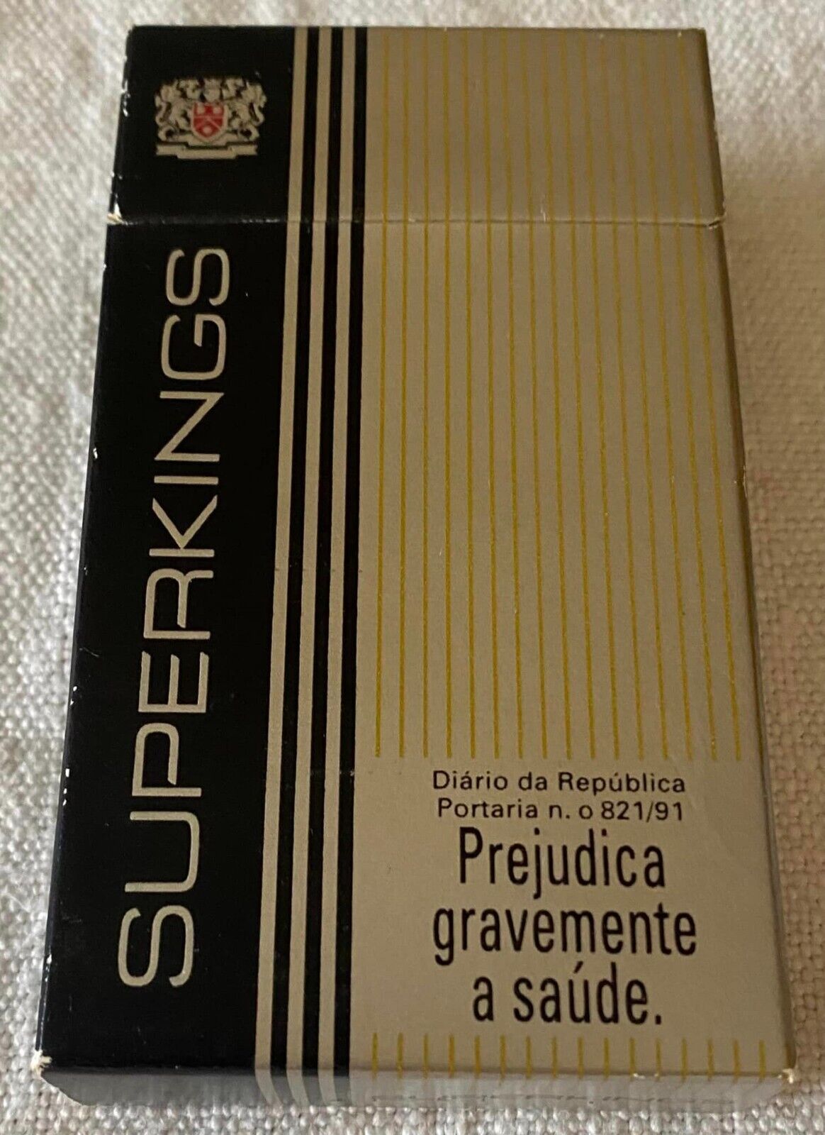 Vintage Superkings Cigarette Cigarettes Cigarette Paper Box Empty Cigarette Pack