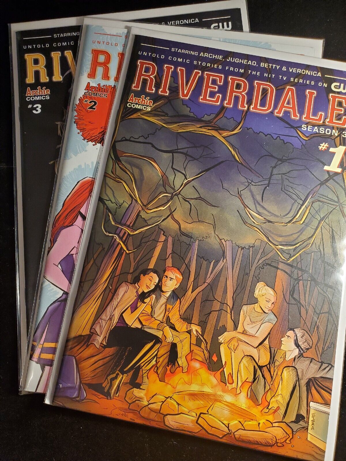 RIVERDALE SEASON 3 Issues 1-3, Archie Comics, Jughead/Betty 2019