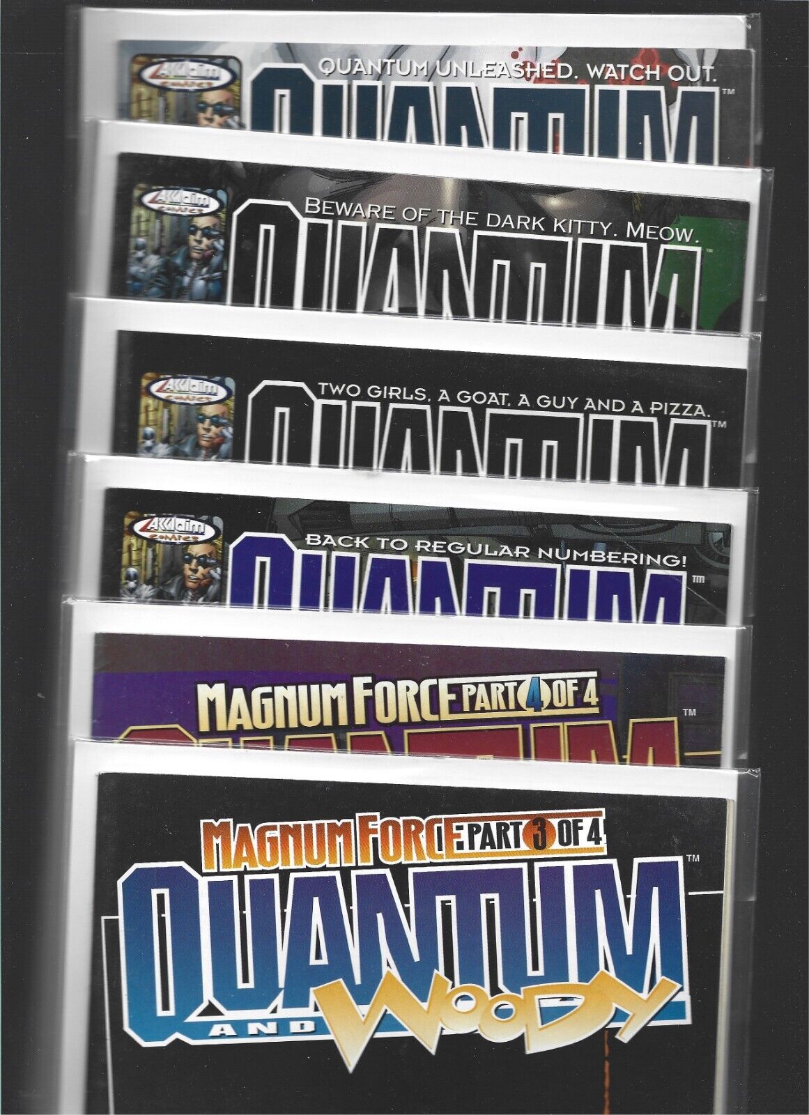Quantum and Woody #16 17 18 19 20 21 Valiant Acclaim Comics final issues