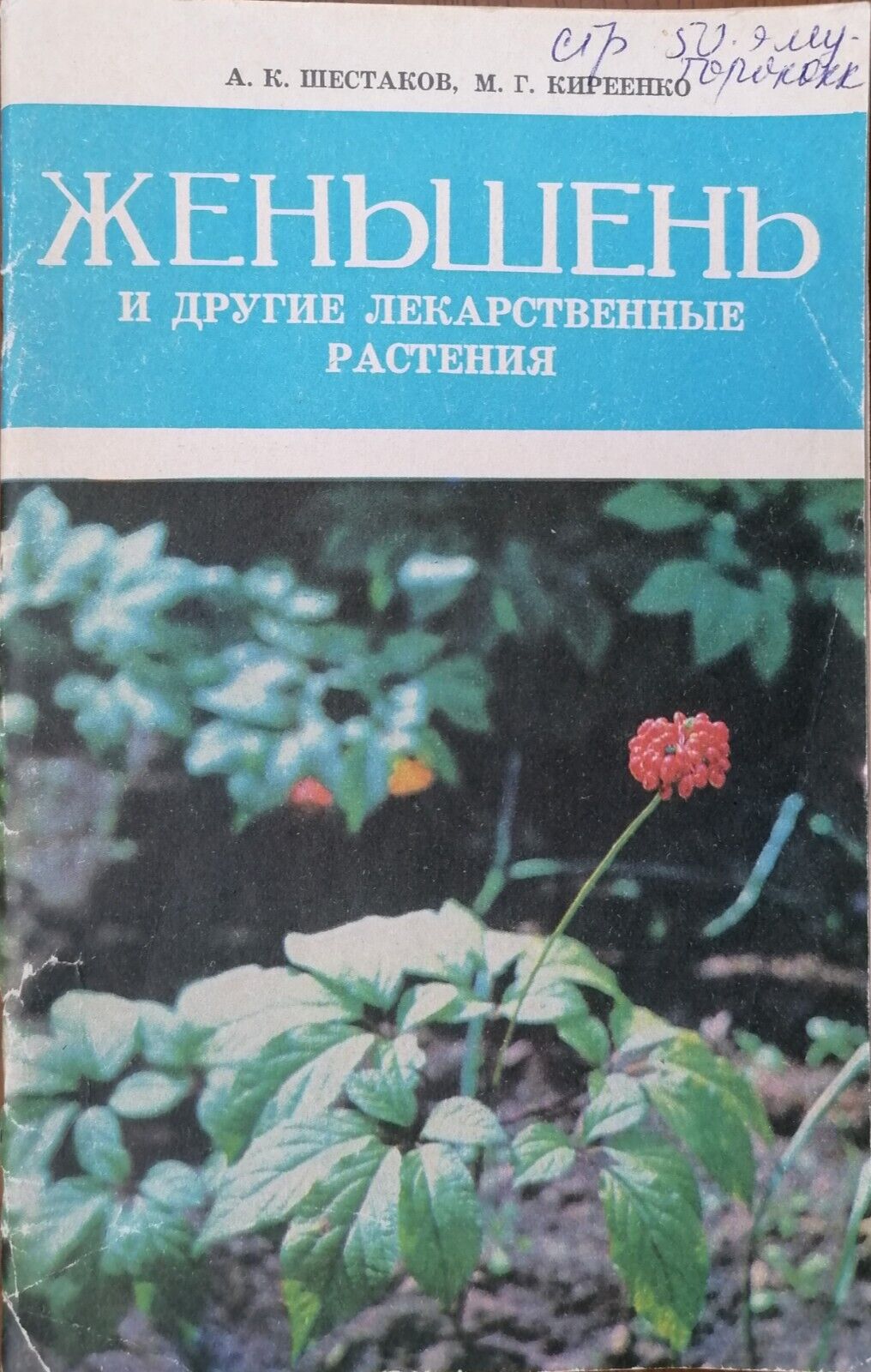 1977 PANAX 'GINSENG' & Healing Plants  ~ЖЕНЬШЕНЬ~ USSR Russian PHYTOTHERAPY Book