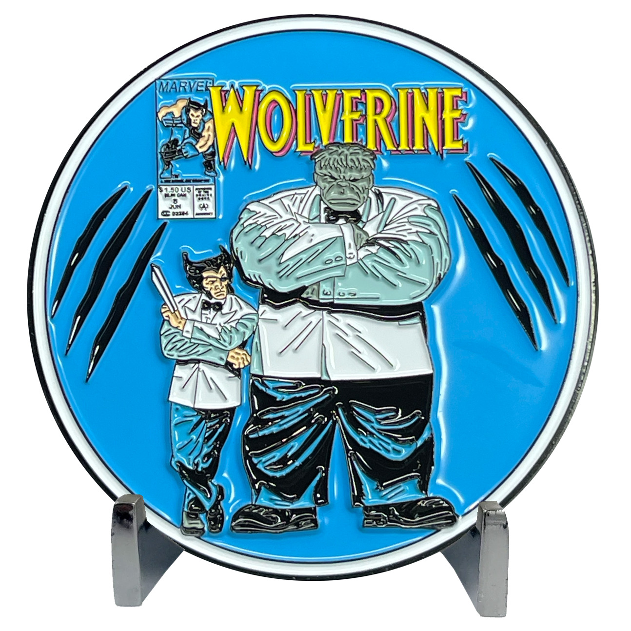 Marvel Wolverine Comic Book inspired Alaska Police Challenge Coin BL11-003