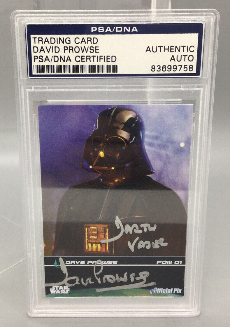Star Wars Official Pix - Signed - David Prowse - PSA/DNA Certified Authentic