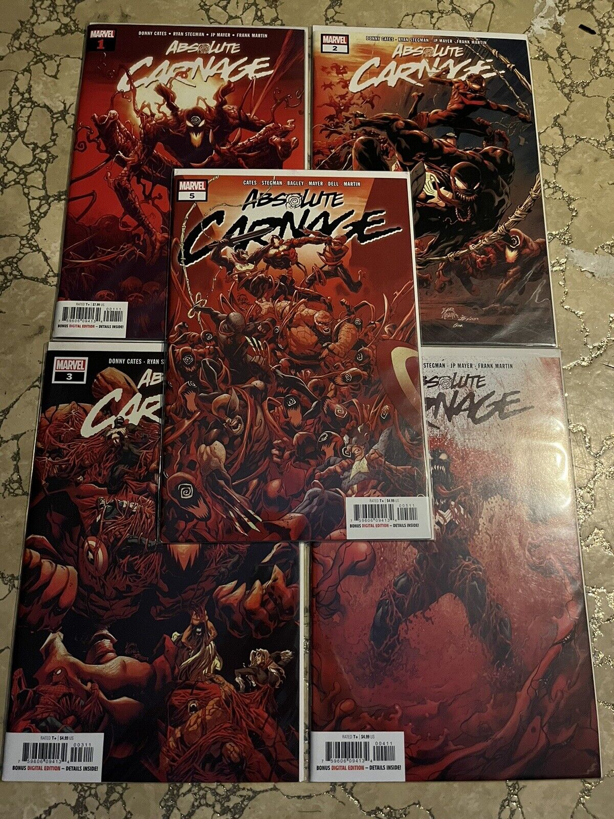 Absolute Carnage 1-5 