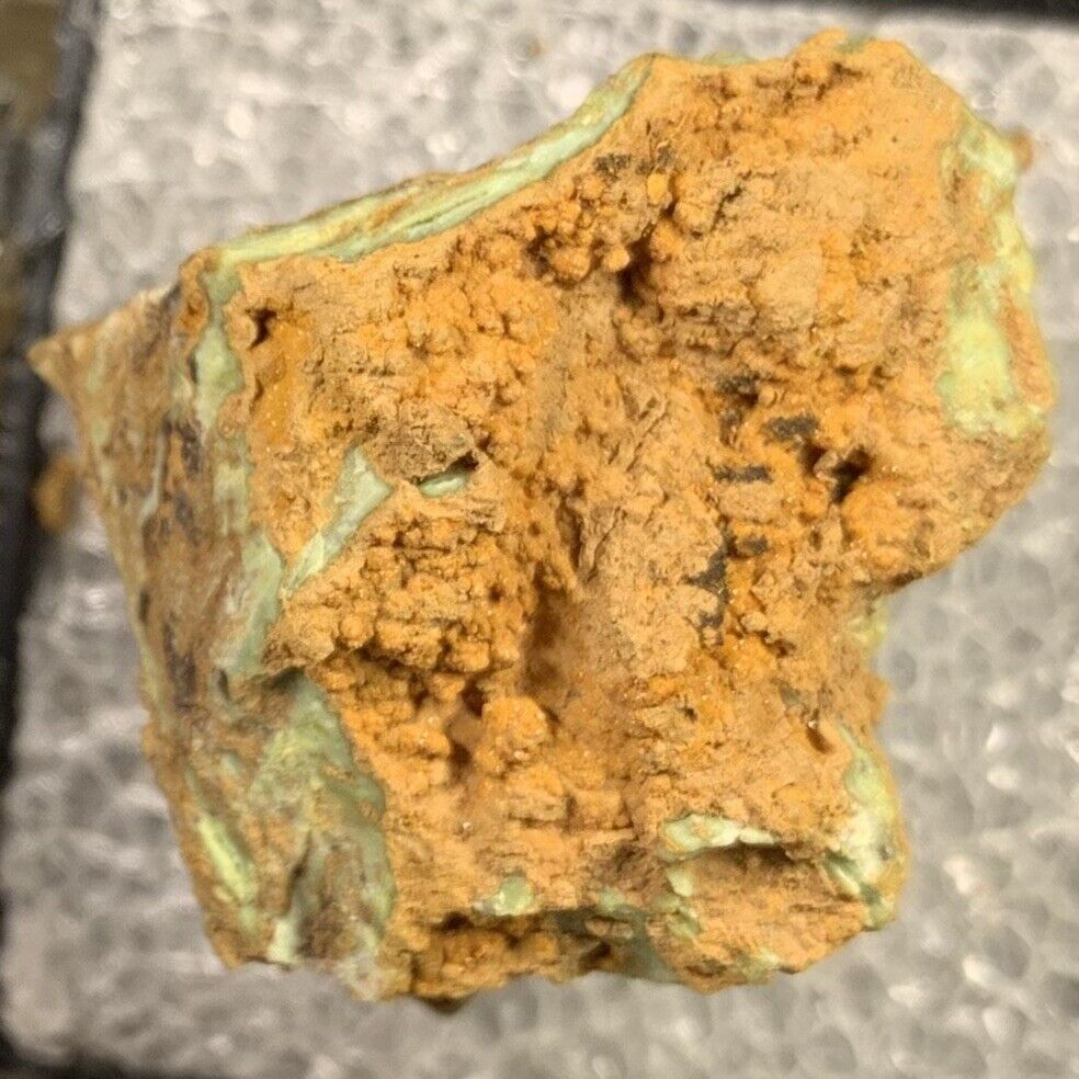 Barium-Pharmacosiderite Crystals W/ Hidalgoite Gold Hill Mine Tooele Co Utah USA