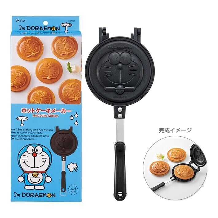 Skater Doraemon Pancake Hot Cake Maker Stainless Frying pan Japan New（US SELLER）