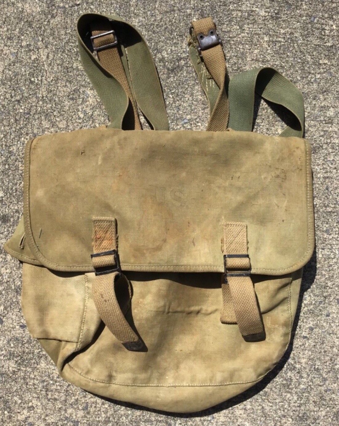 Vintage WWII M1936 US Army Musette Bag 