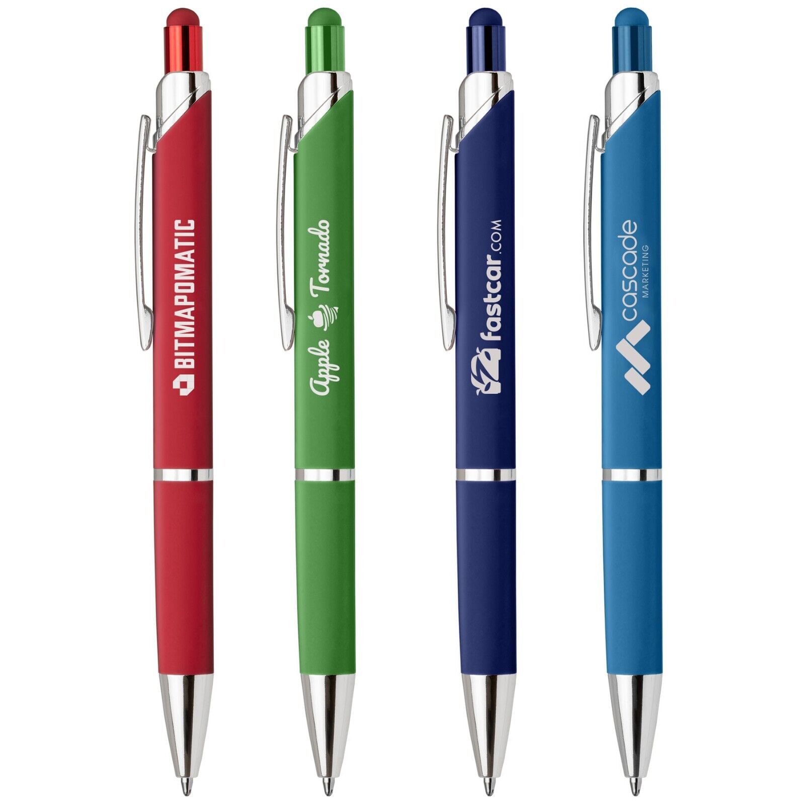 Promotional Zenith Tri-Softy Brights Stylus Pen Laser Engraved With Your Logo