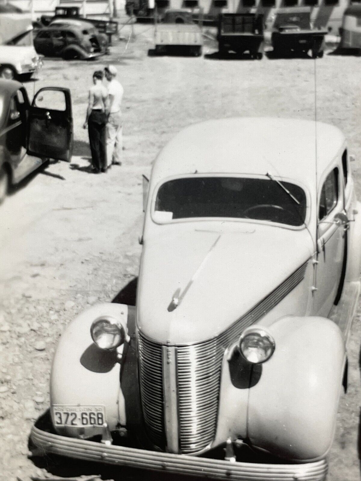 F8 Photograph 1937 Desoto Car Automobile Americana Artistic POV Oregon 