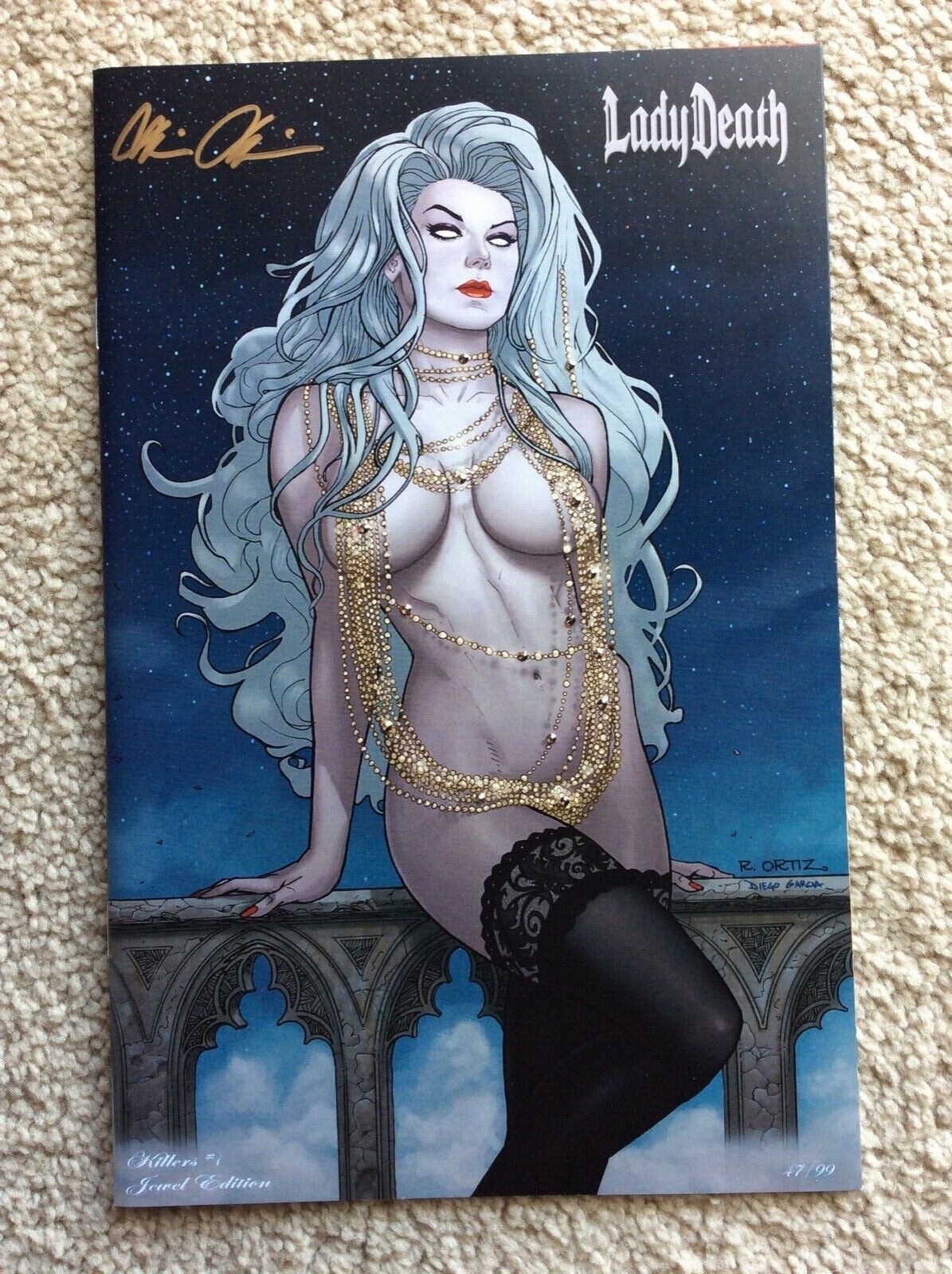 LADY DEATH KILLERS #1 JEWEL Edition 47 of only 99 copies made - SIGNED