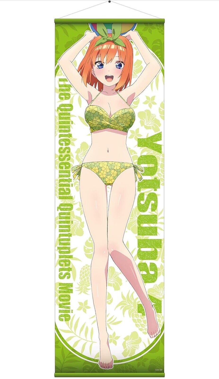 The Quintessential Quintuplets Wall Scroll Yotsuba Nakano Swimsuit Ver Authentic