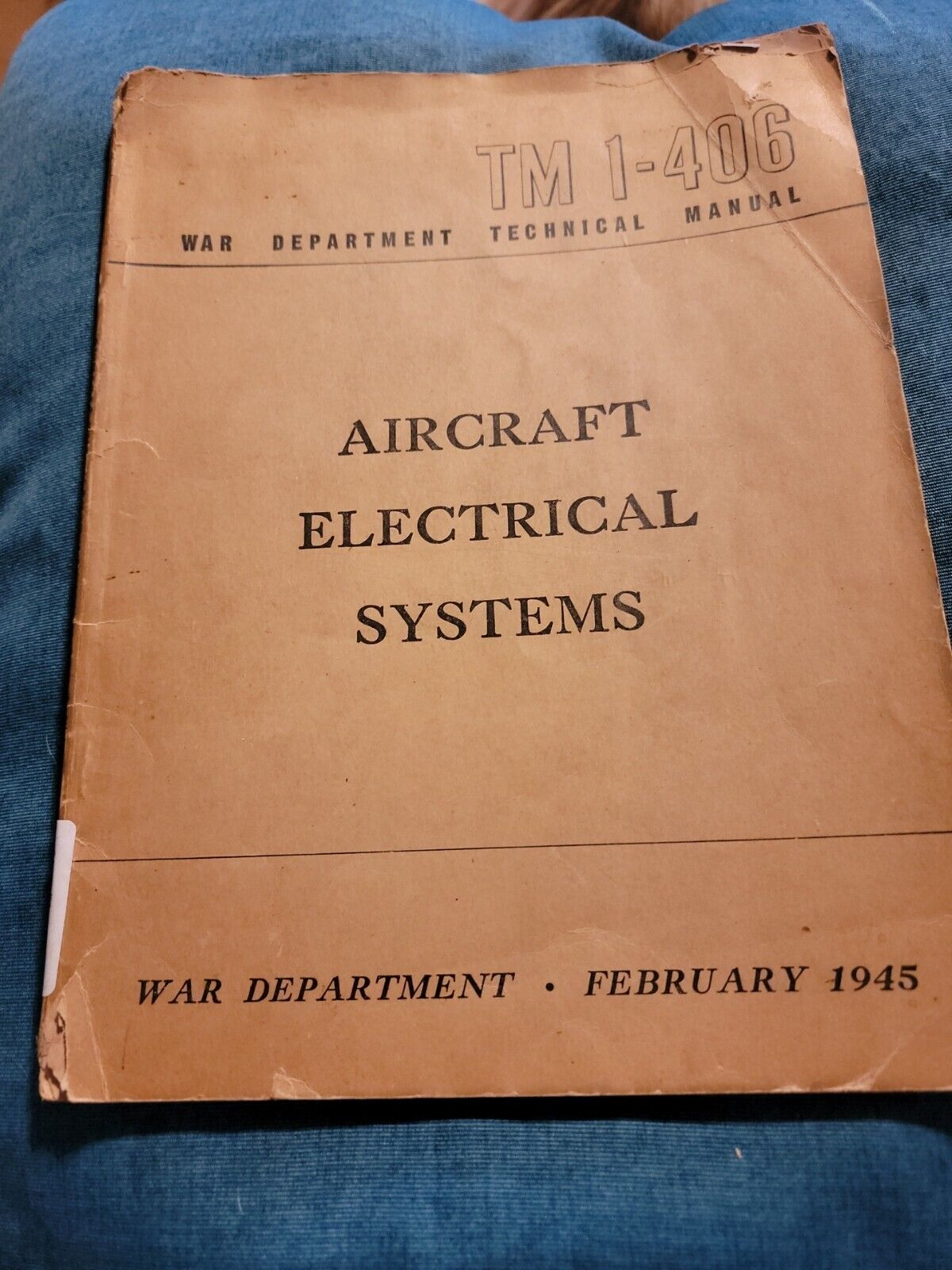 Aircraft Electrical Systems War Depart. Technical Manual TM 1-406 FEB 1945