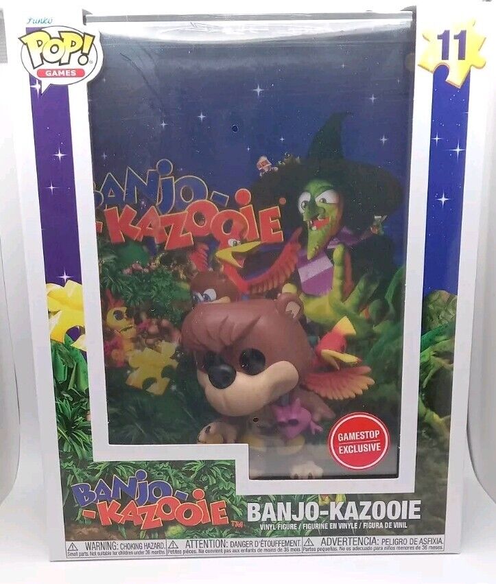 Banjo-Kazooie Funko POP Games Cover 11 GameStop Exclusive Vinyl Toy Banjo-Tooie