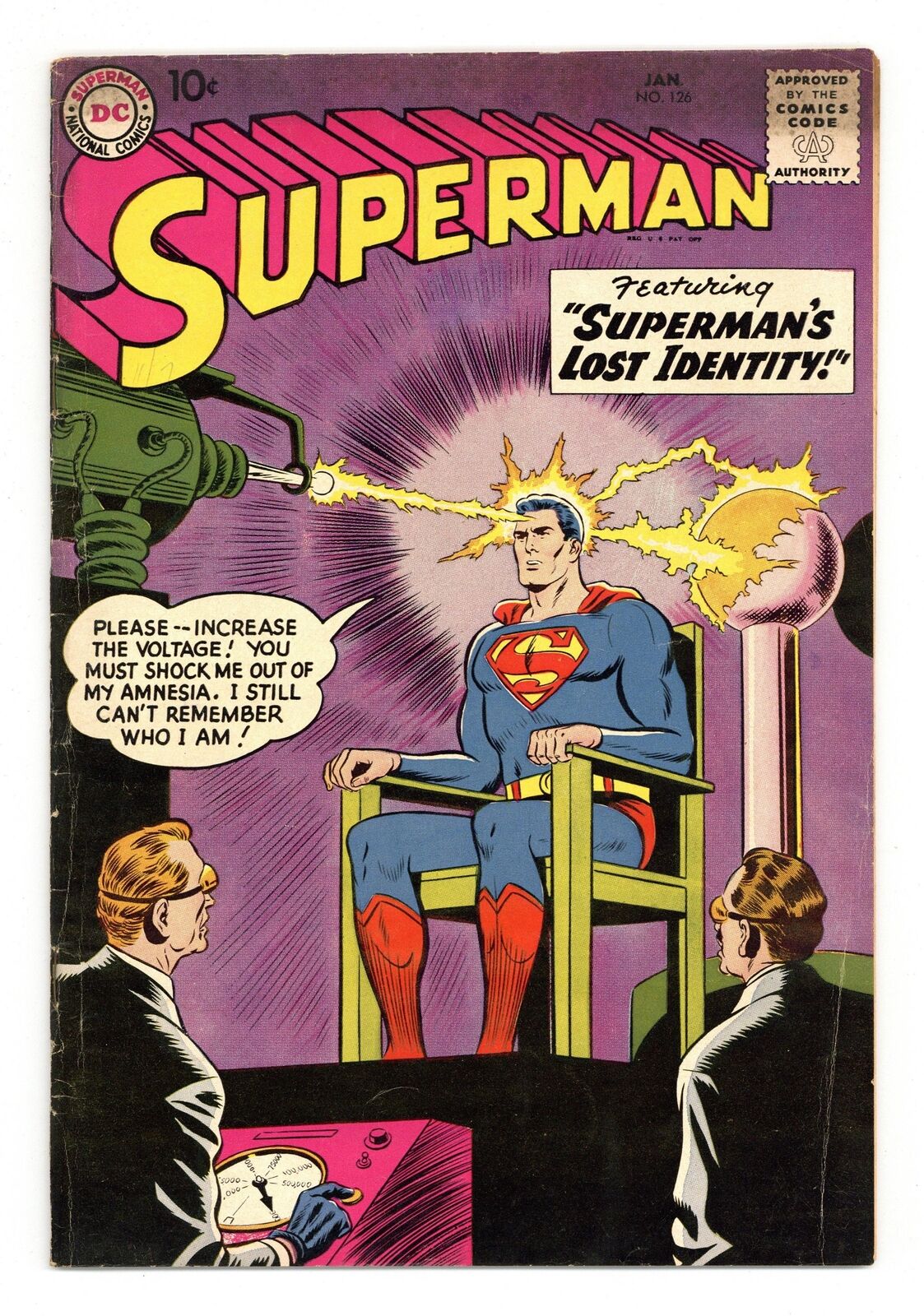 Superman #126 GD+ 2.5 1959