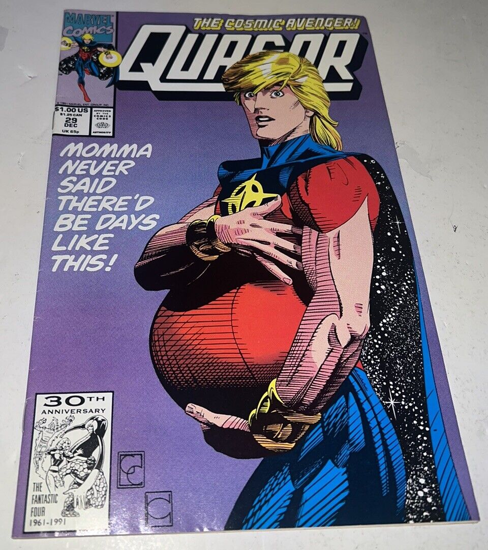 Marvel Comics Quasar #29 Vol. 1 1991 Vintage Comic Book