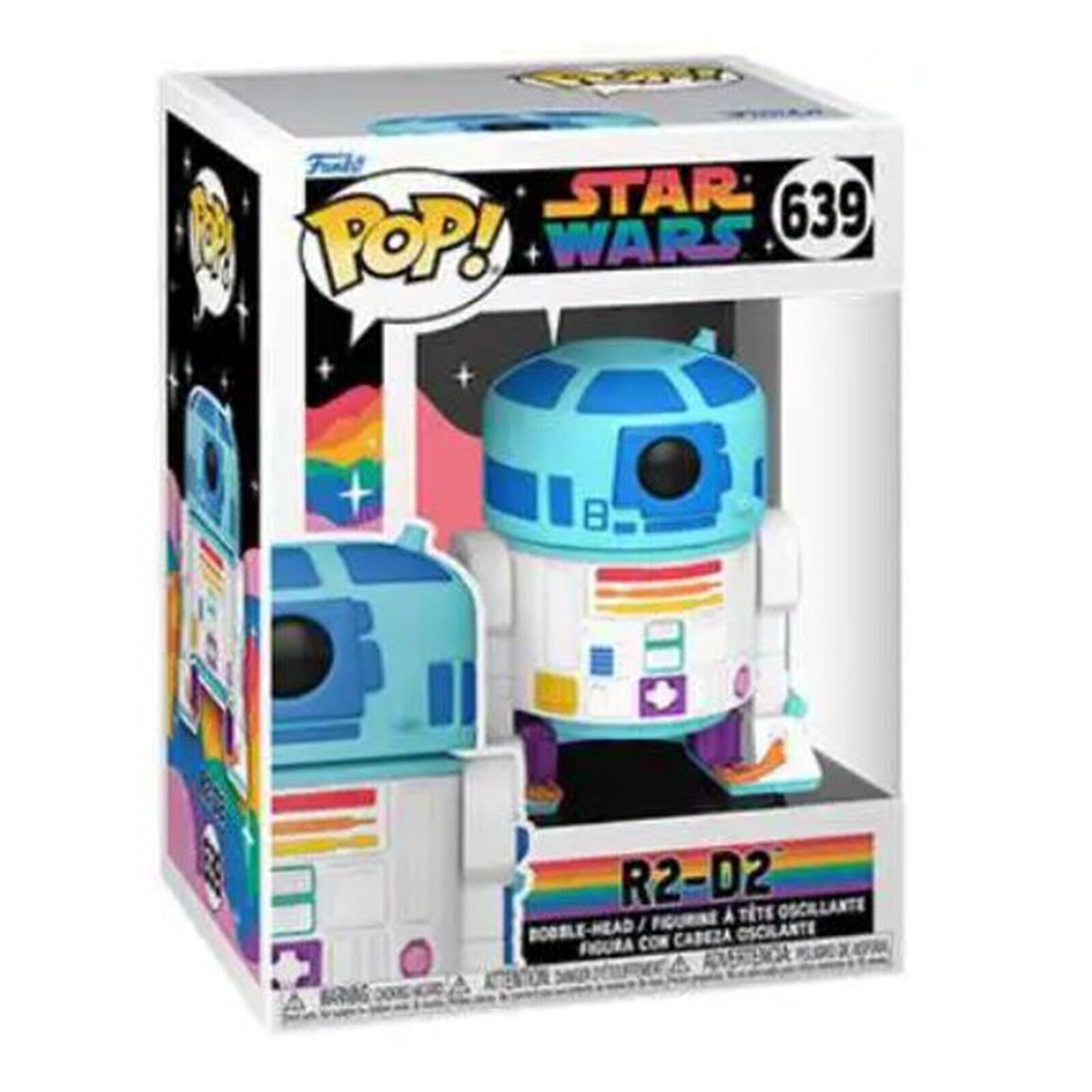 Funko Pride 2023 Star Wars POP R2-D2 Figure NEW IN STOCK