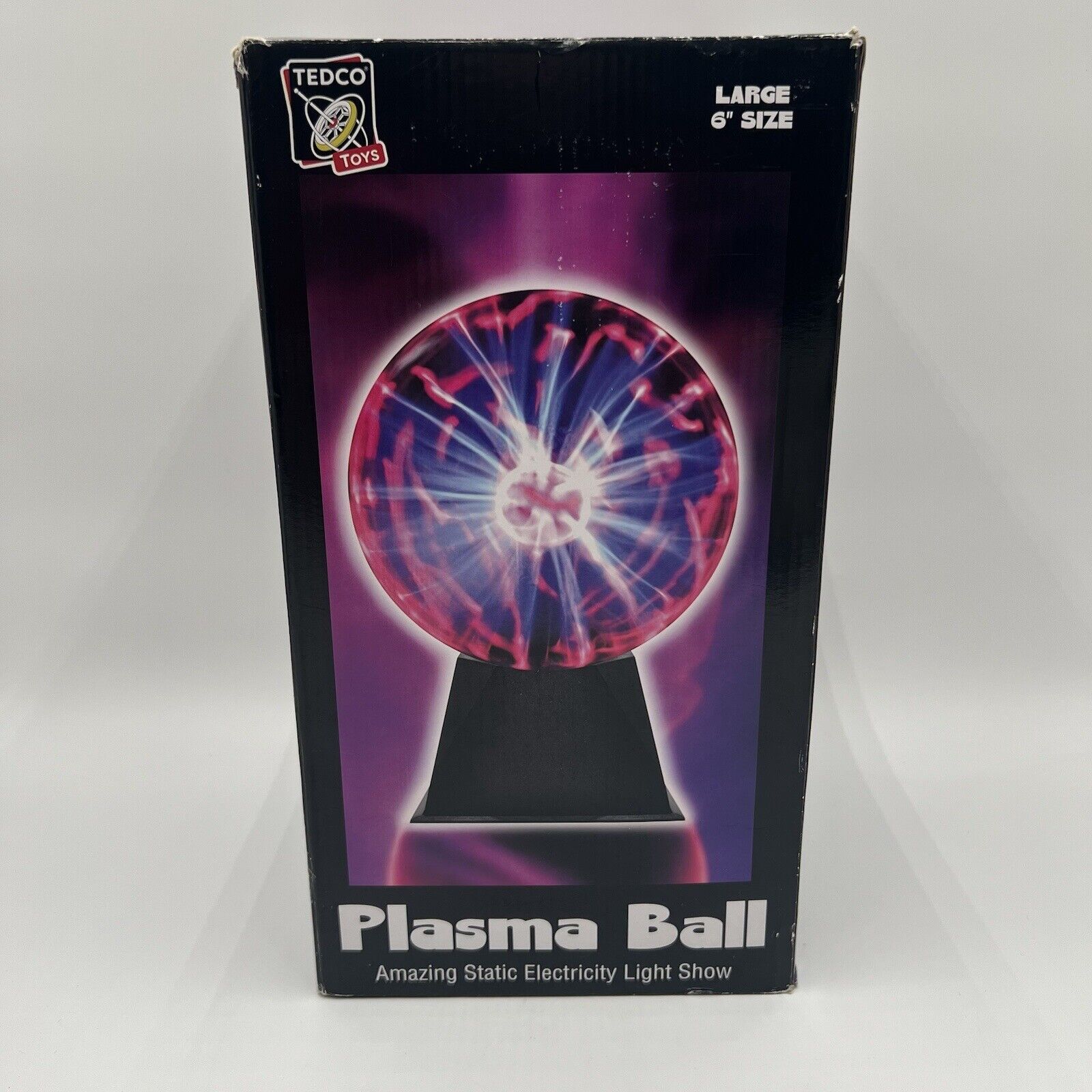 Plasma Ball 6” Large Tedco Toys Tested In Original Box