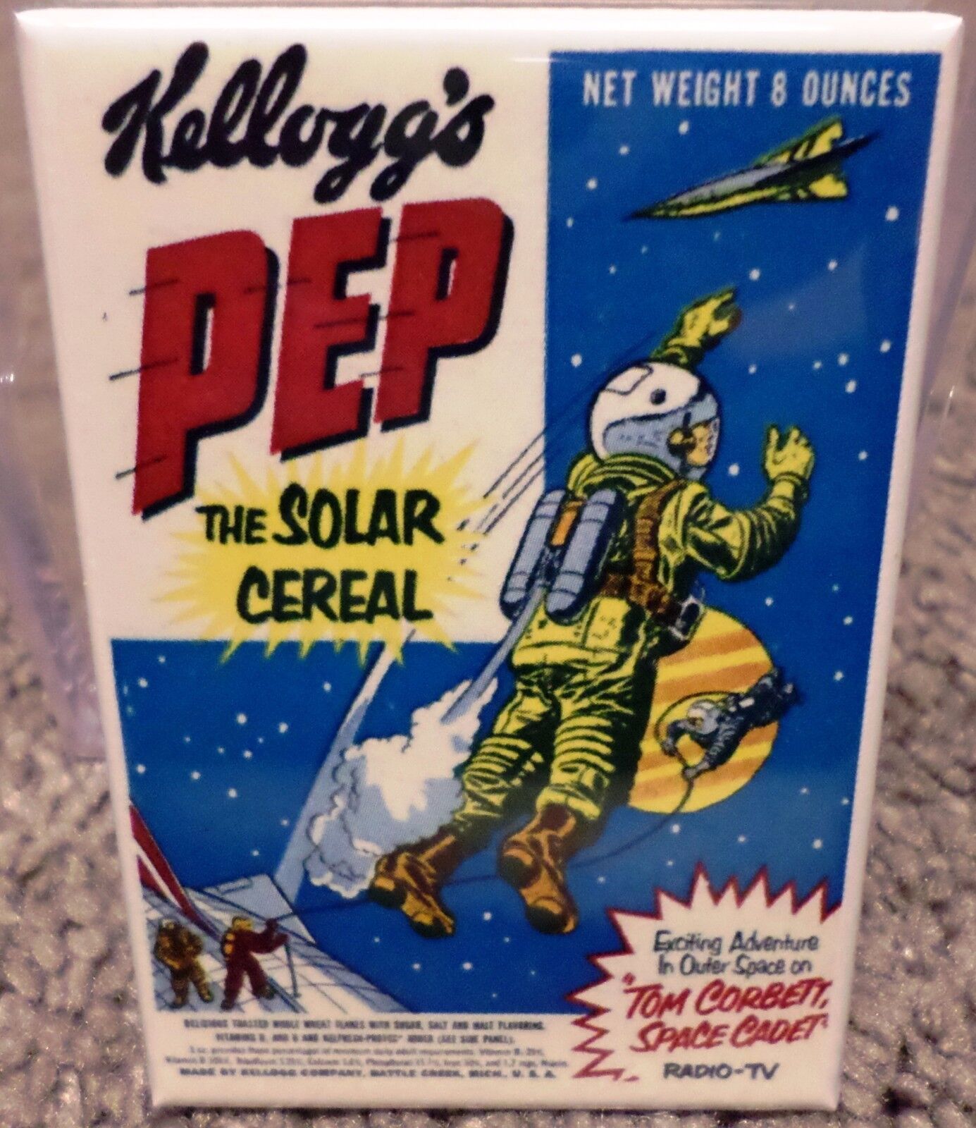 Pep The Solar Cereal Vintage Cereal Box 2