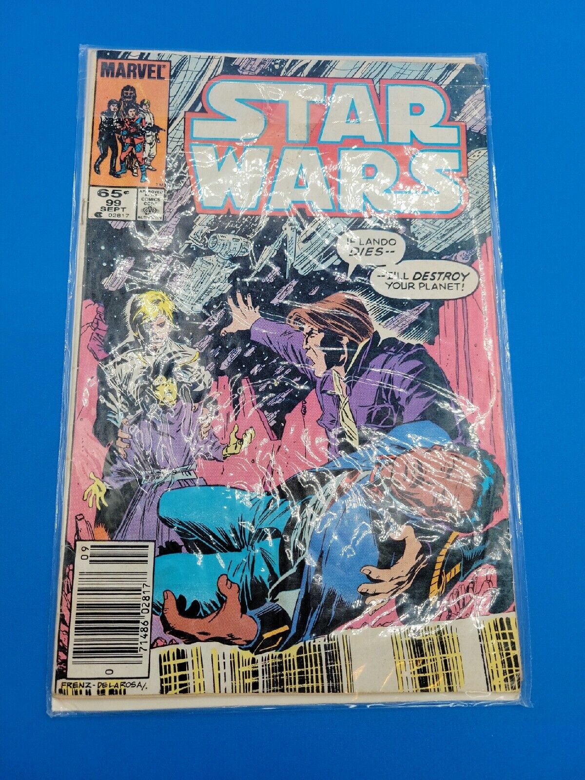 Star Wars #99 (Sept 1985, Marvel) Lando, Han Solo