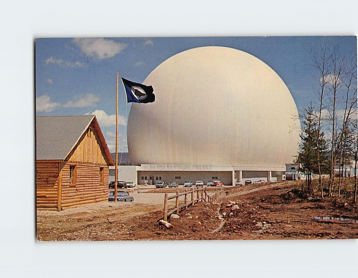 Postcard Earth Station at Andover Maine USA