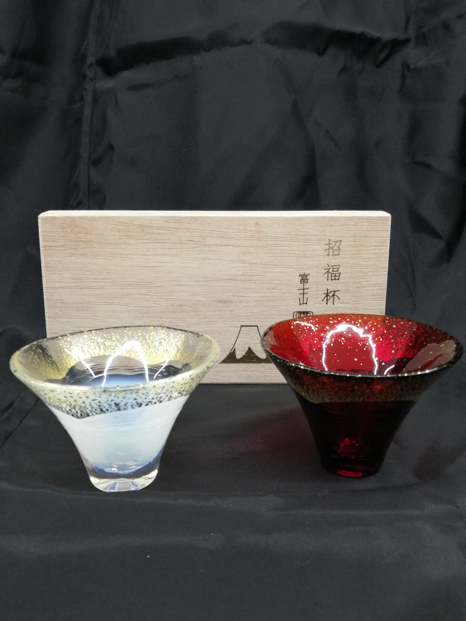 Sake vessel - Lucky Cup Mt. Fuji from Japan