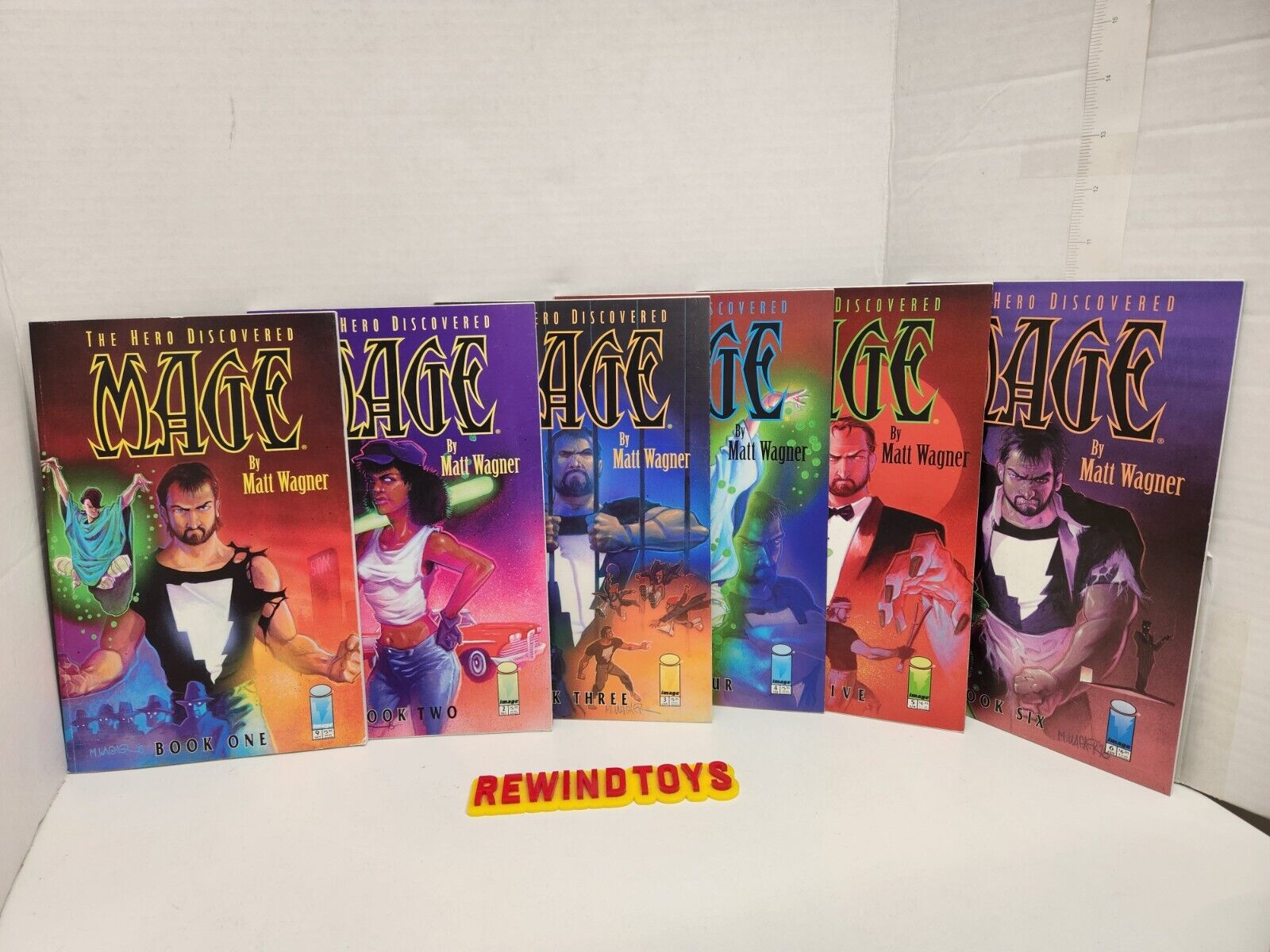 Mage The Hero Discovered Book 1 2 3 4 5 6 Lot Of 6 One Two Three Four Five Six