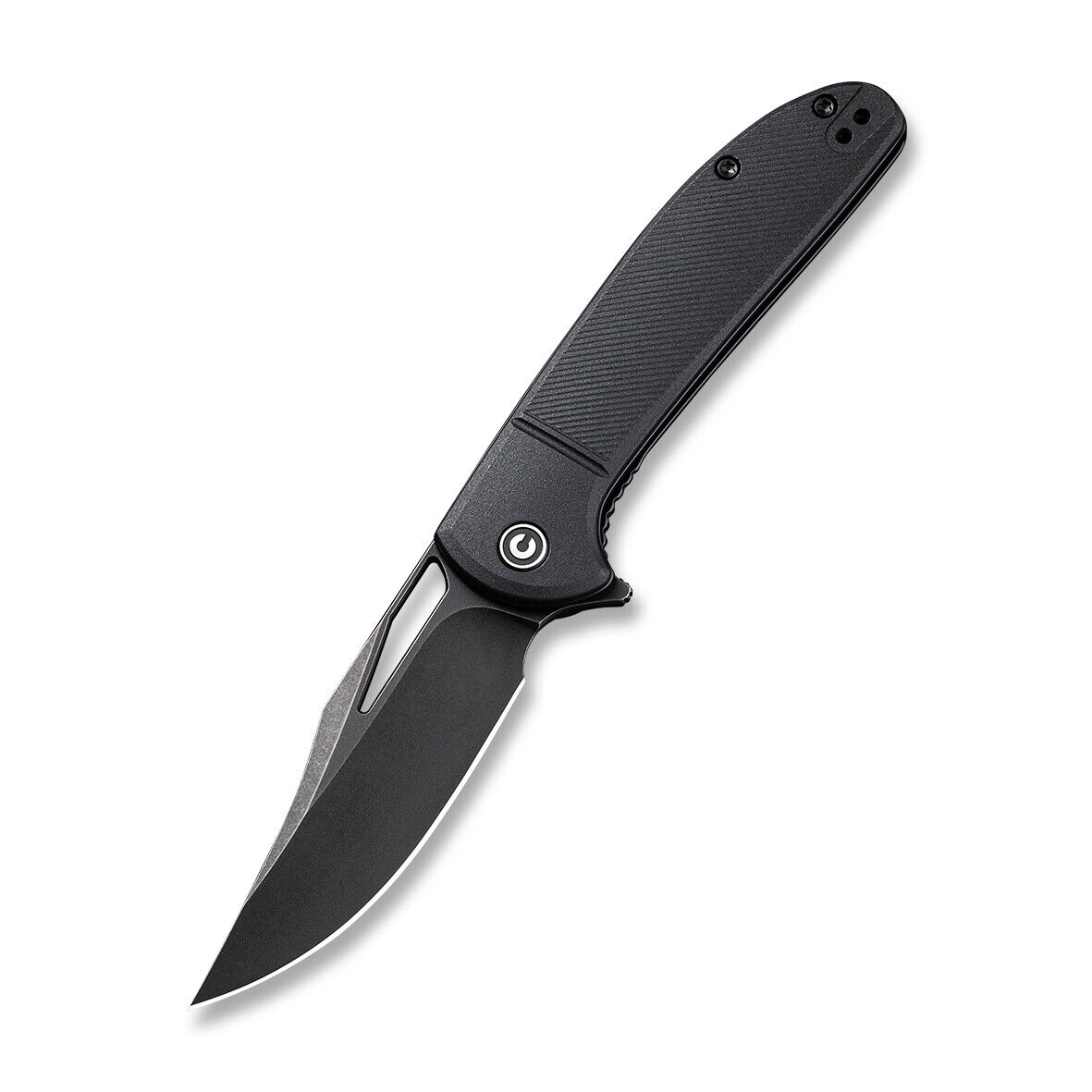 CIVIVI Ortis Folding Knife Black Fiber Glass Reinforced Handle Plain Edge C2013D