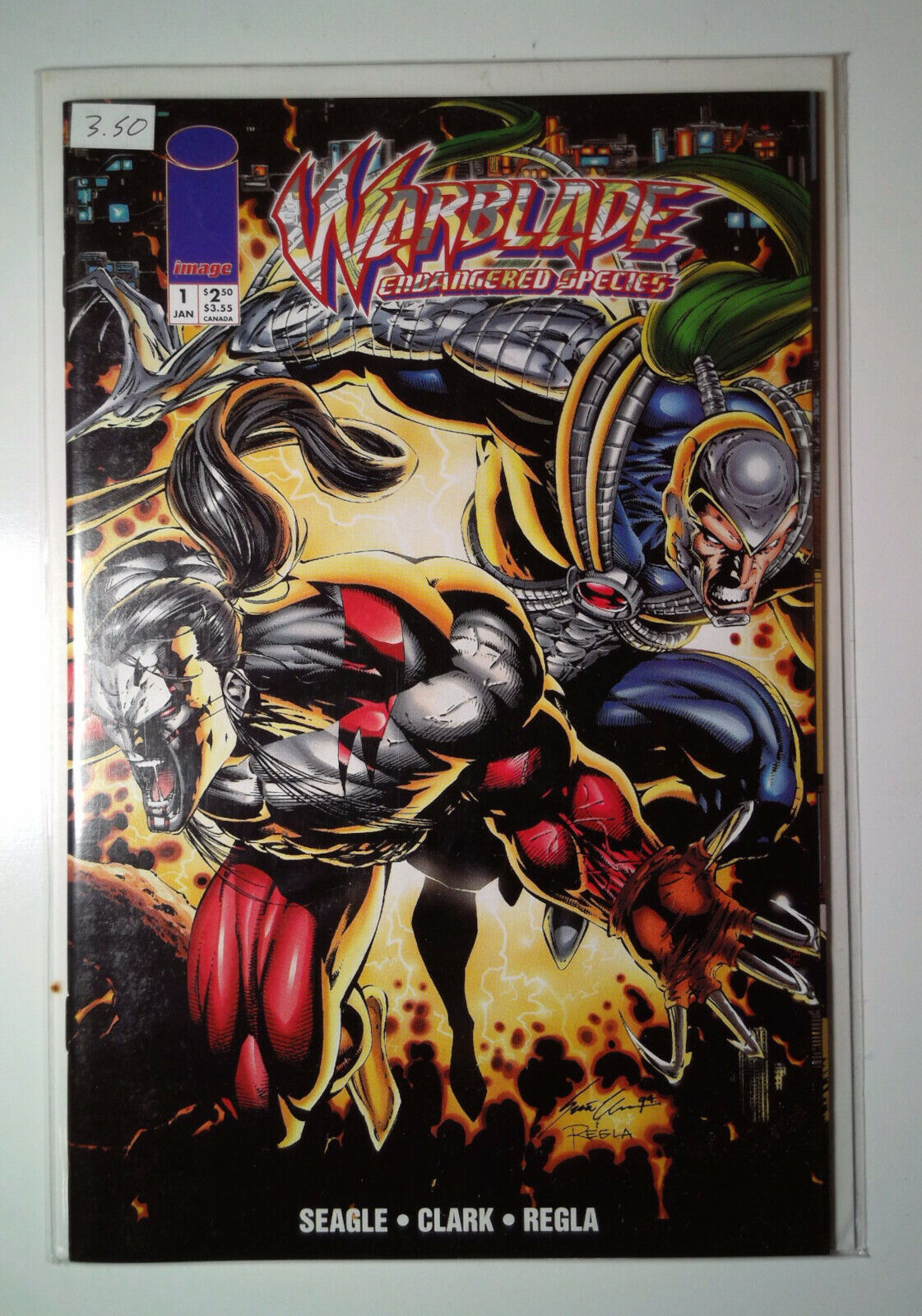 1995 Warblade: Endangered Species #1 Wildstorm 9.4 NM Comic Book