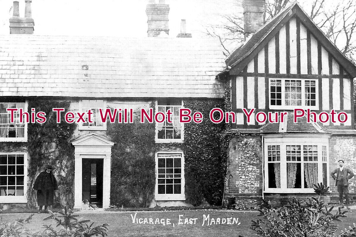 SX 3137 - East Marden Vicarage, Sussex c1907