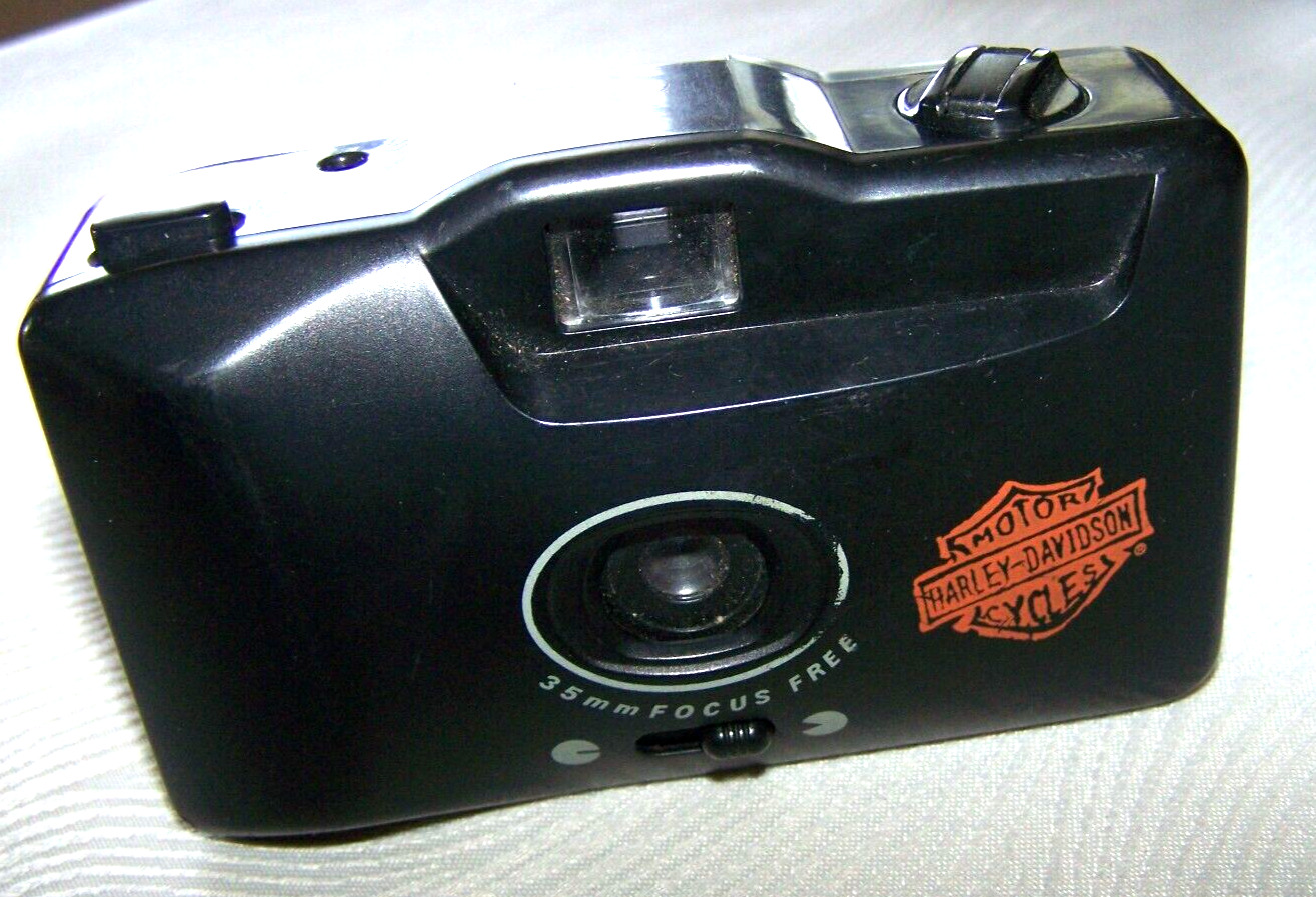 Harley Davidson Xonex 35mm Auto Focus Black Collector Camera