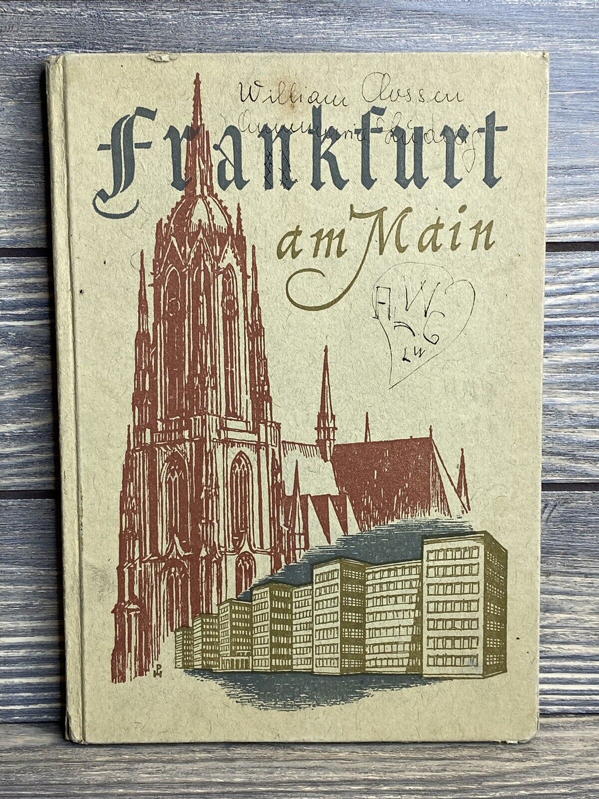 Vintage Hardback Book Frankfurt Am Main Usfet 
