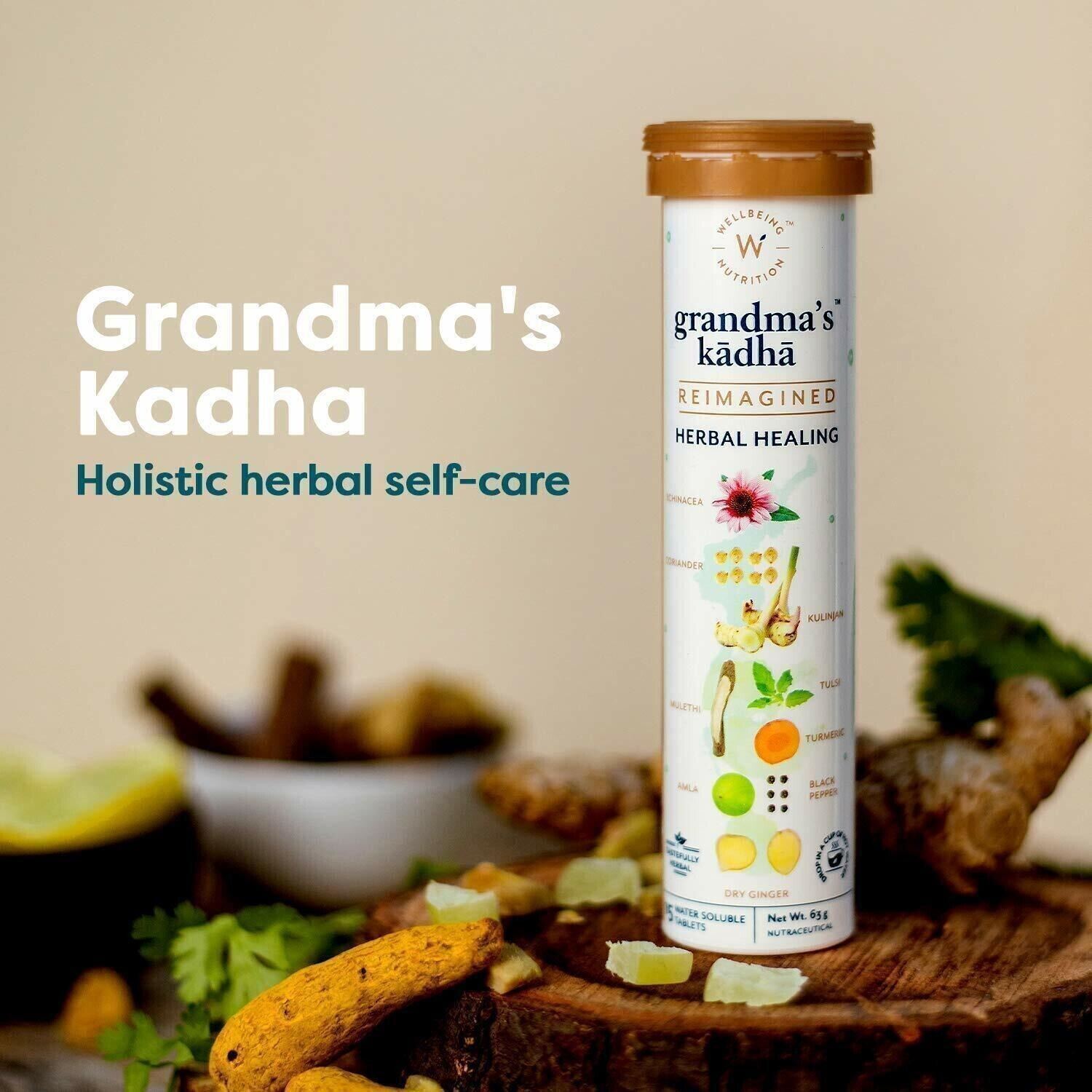 Wellbeing Nutrition Grandma's Kadha (15 Tablet)