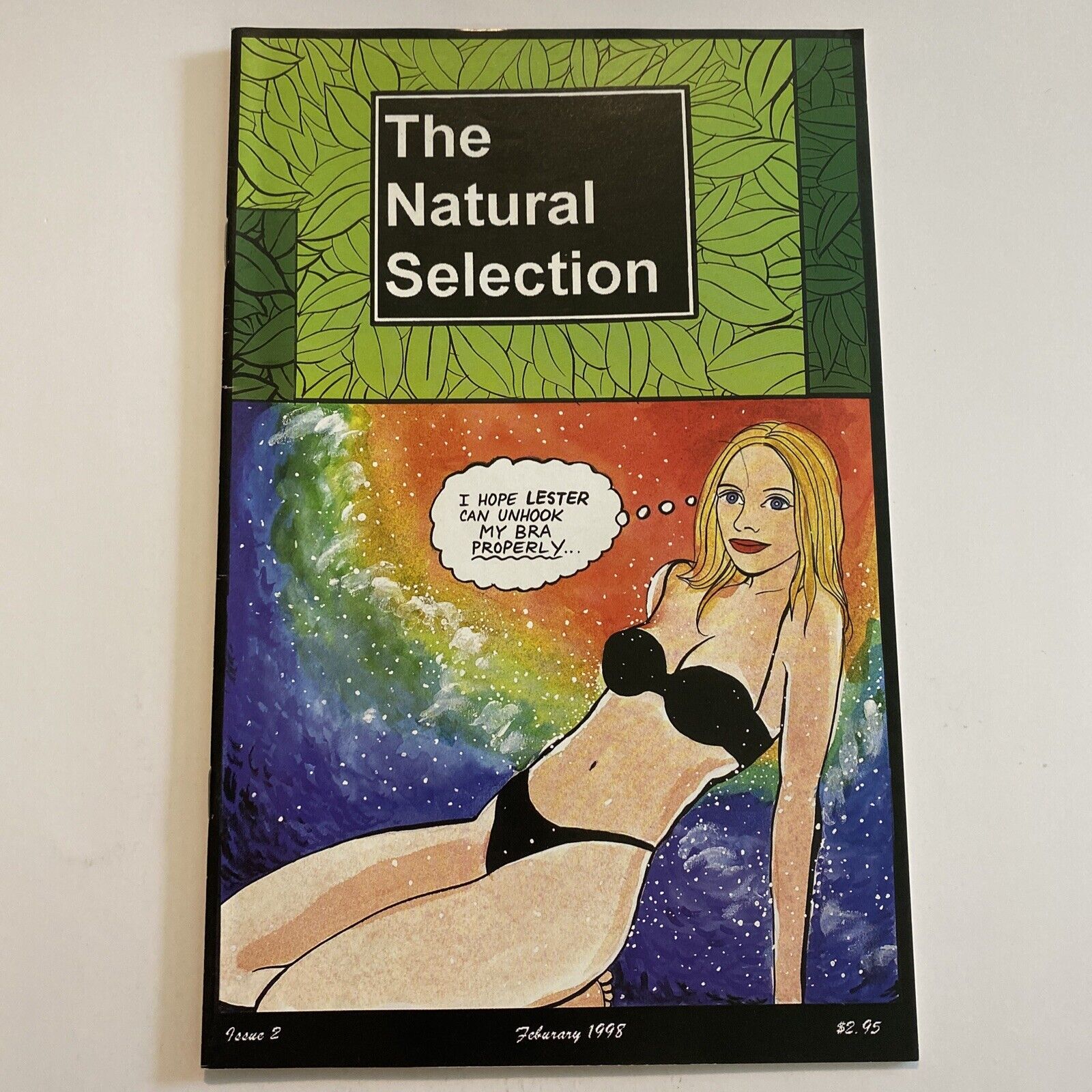 * THE NATURAL SELECTION # 2 * KARL STEVENS 1998 - RARE MATURE COMIC BOOK  VF