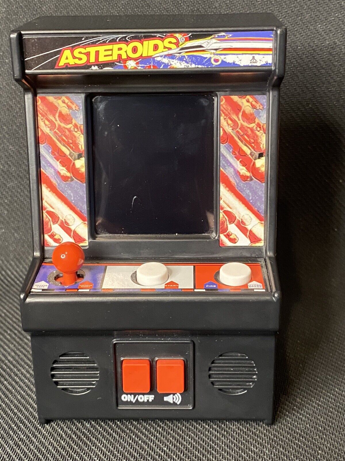 ATARI Interactive Asteroids 1979 Mini Arcade Handheld Game Tested Works