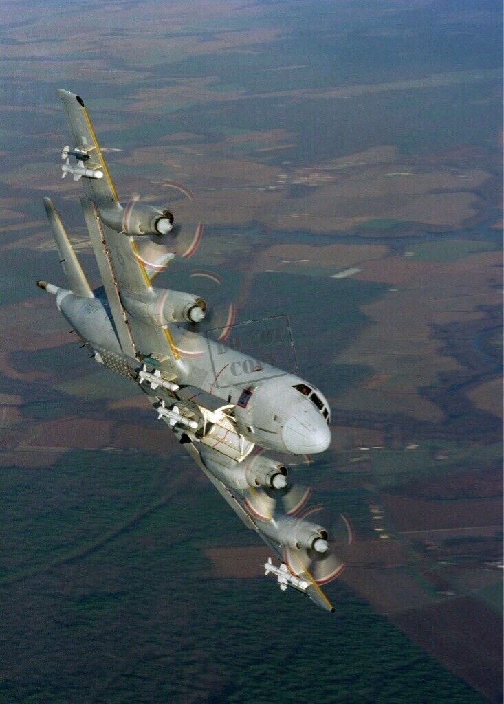 US NAVY USN P-3 Orion aircraft 8X12 PHOTOGRAPH