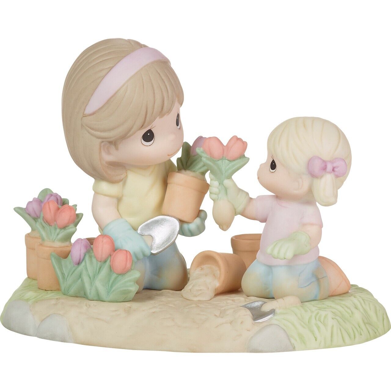 Precious Moments A Mother’s Love Makes A Garden Grow Girl Figurine 223010