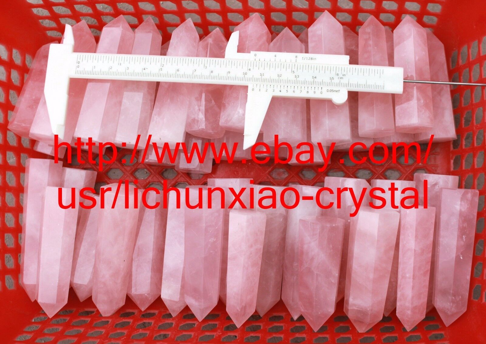 4.4lb Top wholesale Natural Mozambique ICY Rose Quartz Crystal Point Healing